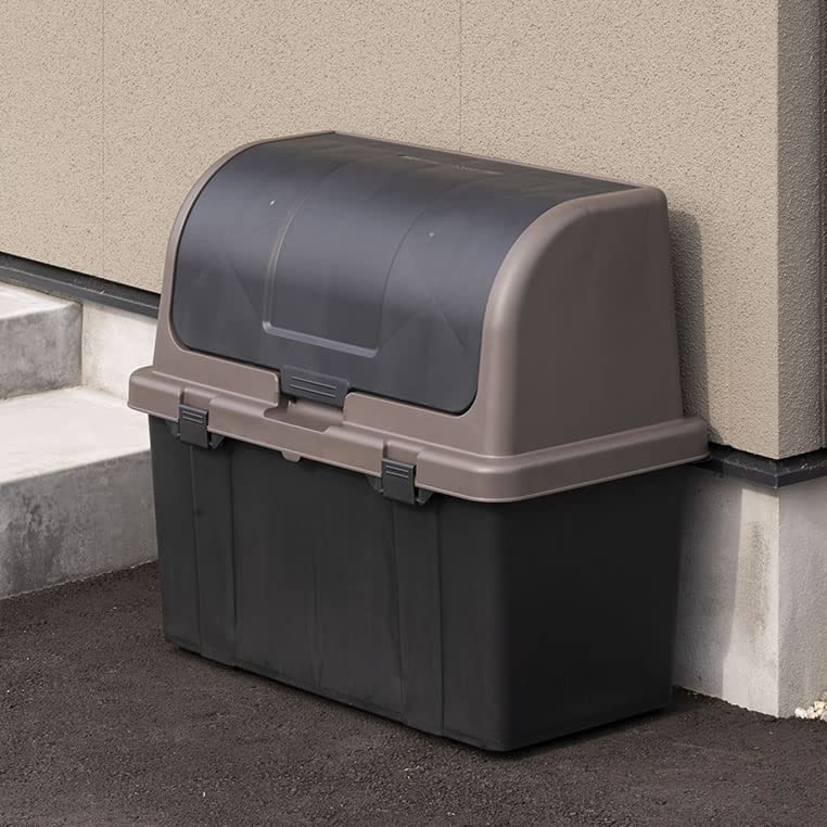 フェスタールのリッチェル(Richell) 屋外ストッカー R220 ブラック 幅86.5×奥行46×高さ76cm 220L 日本製 大型 収納 外置き 一時｜アングル3