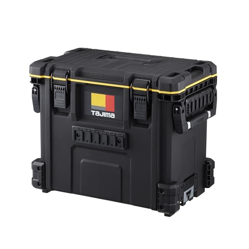 乐天商城 - タジマ セフシステム セフツールボックス TB-TBOX 大容量仕様(最大積載量50kg) 内・外側にセフホルダー機能54個 重ねて置くだけで連