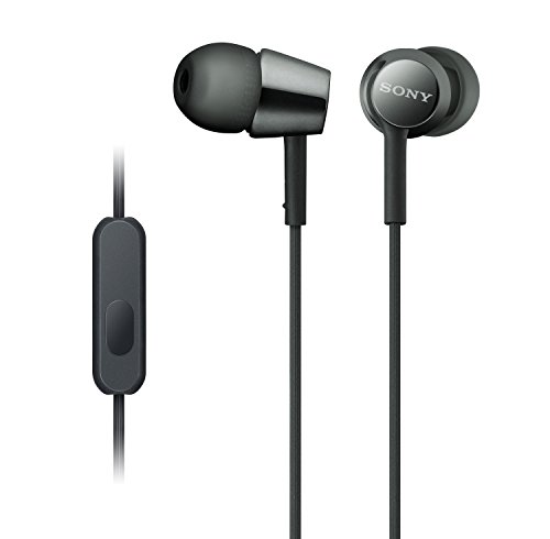 乐天商城 - Sony MDREX155AP インイヤーイヤホン ヘッドホン/ヘッドセット マイク付き 通話用 ブラック (MDR-EX155AP/B)