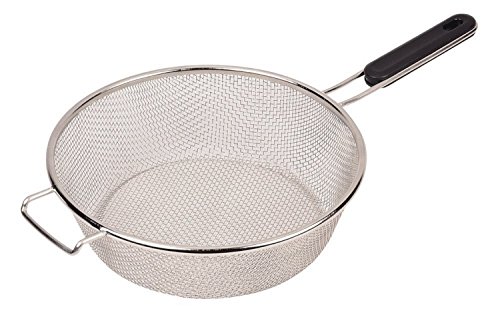 パール金属 セモリナ フライパン ストレーナー 26・28cm兼用 シルバー HB-865