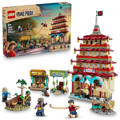 乐天商城 - レゴ(LEGO) ワンピース アーロンパークの戦い ルフィ ウソップ ナミ アーロン チュウ 五重塔 手配書 おもちゃ 玩具 誕生日 プレゼント