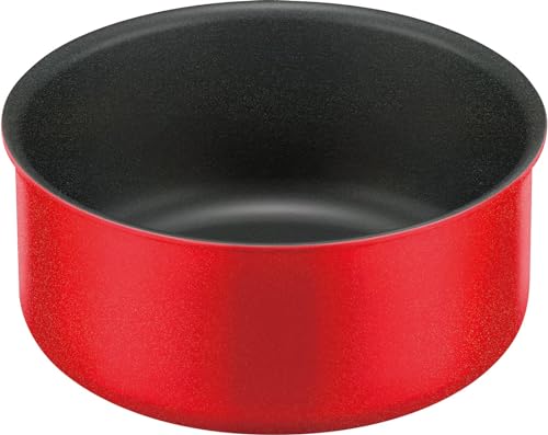 サーモス デュラブルシリーズ 取っ手のとれる鍋KOC 18cm ガス火専用 ブライトレッド KOC-018 BTR