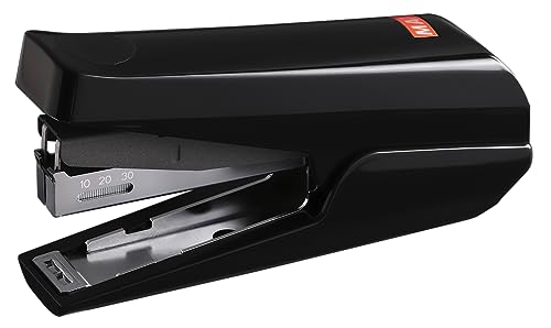 モダンブラック/-/HD91746・パッケージ個数:1・軽とじ機構搭載による、手にやさしい使い心地・いつもの3倍（150本）装てん可能、作業時間短縮・効率化ができます・従来軽とじホッチキス比約3倍の耐久性で長持ち・【とじ枚数】2枚〜20枚(※No.10-1Mカラー針は15枚)【サイズ】H62×W30×D110mm【質量】150g・【使用針】No.10-1M/2M/5M、No.10-1Mカラー針疲れにくいからながーく使える。手にやさしい軽とじホッチキス。プラスチック不使用パッケージの紙箱タイプ。 「可変倍力機構」により、「軽とじ」と「握りやすさ」、「広いとじ口」、「深い奥行」を実現！ ■握りやすいハンドルカバー 反りをもたせたハンドルカバー形状が指にフィット！握りやすいフォルムを追求。長時間使用にも疲れにくい。 ■広いとじ口 15mm 本体の高さはできる限りおさえ、しかし差し込み口の間口はより広く！とじたい箇所の視認性アップ、作業効率がグンと向上！ ■深いとじ奥行 53mm 多種多様なとじ方に対応する、圧倒的に深いとじ奥行き。 ■キワとじ 5mm ヘッド部をブリスタパックに突き当ててキワをとじられる先端5mmを実現。 サイズ：H62×W30×D110mm 質量：150g パッケージにプラスチックを使用していません。1台あたり約13gのプラスチックごみを削減 サステナブル文具シリーズ「Re:max」対応アイテム 商品名：マックス ホッチキス 軽とじ サステナブル文具シリーズ 20枚とじ ブラック HD-10TL(P)/K
