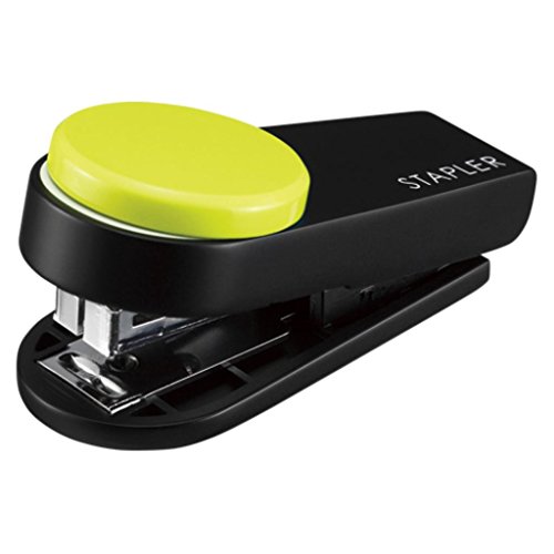 マックス MAX 携帯用ホッチキス カラーギミック 10枚とじ ライトグリーン HD-10XS/LG