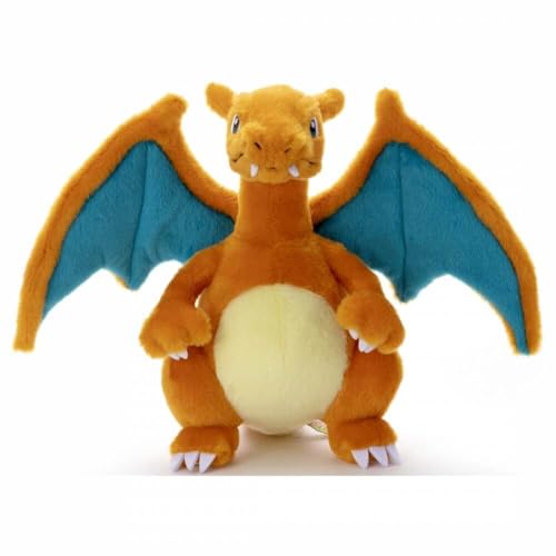 乐天商城 - タカラトミーアーツ(TAKARATOMY A.R.T.S) ポケットモンスター ポケモン キミにきめた! ぬいぐるみ リザードン 幅約27cm