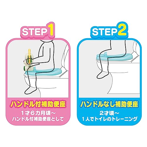 トイローヤル ワンワンの補助便座 (ハンドル付き) トイレトレーニング (洗いやすい...