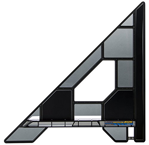 ポリカ 30cmブラック/30cm/78280・Style:ポリカ 30cm・パッケージ個数:1・フロア材などの直角・45°切りのガイドとして。フロア材などの直角・45°切りのガイドとして。