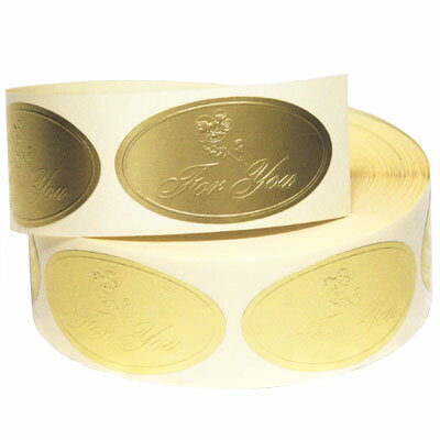 FE-2RS エレガントゴールドロールシール-1 ( 500枚 ) { ギフト ラッピング 包装資材 おしゃれ かわいい バッグ シール カード }{ 子供会 ...