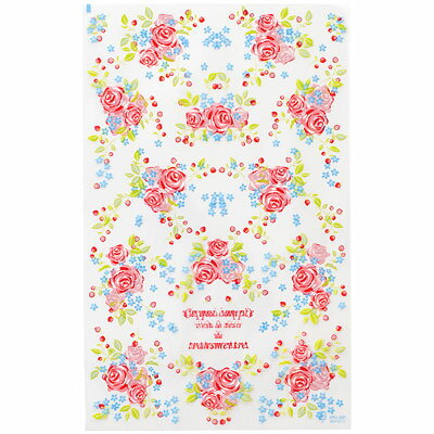 RG-OP3 ローズガーデンPPバッグ-3 ( 50枚 ) { ギフト ラッピング 包装資材 袋 おしゃれ かわいい バッグ ギフトOPPバッグ }{ 子供会 ...