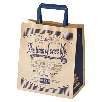 AVI-4P アメリカンヴィンテージペーパーバッグ-4 ( 50枚 ) { ギフト ラッピング 包装資材 袋 おしゃれ かわいい バッグ }{ 子供会 景品 お...