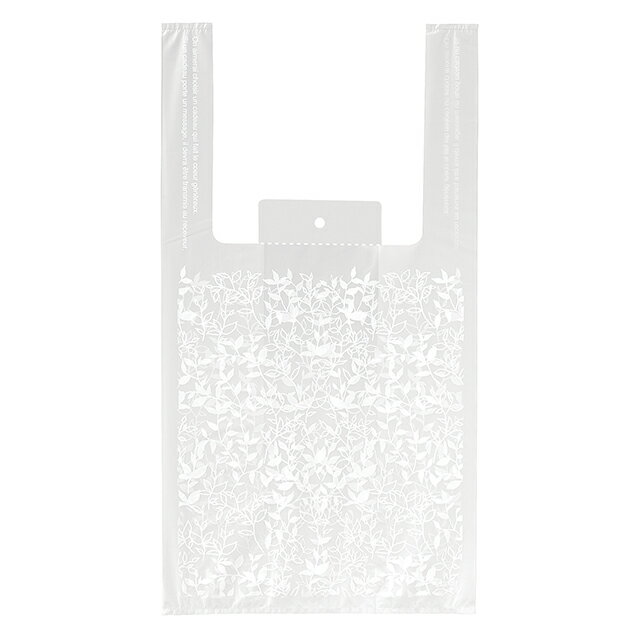 LEF-LL リーフフロストレジバッグ-LL 100枚 { ギフト ラッピング ラッピング用品 袋 ラッピング袋 ビニール レジ袋 かわいい }603[25H2...