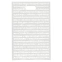 NFR-4 フレンチフロストPEバッグ-4 ( 100枚 ) { ギフト ラッピング おしゃれ ラッピング用品 袋 ラッピング袋 ビニール }603[25H23...