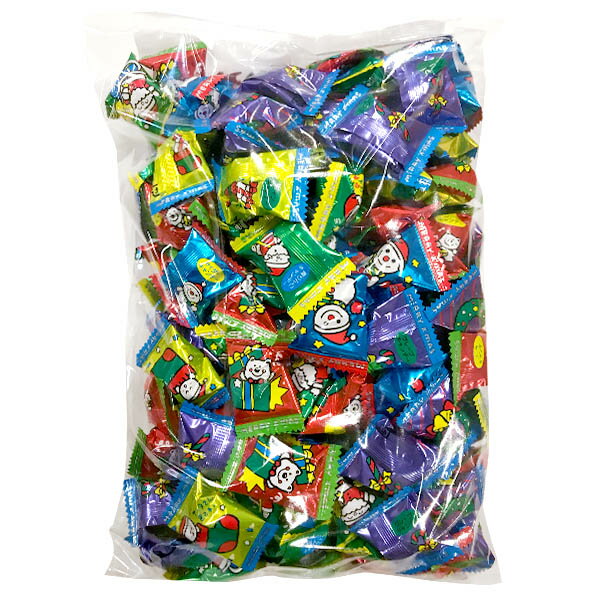 クリスマスキャンディ 1kg(約160個装入) { クリスマスお菓子 クリスマス お菓子 個包装 子供 飴 あめ アメ キャンディ 詰め合わせ }{ クリスマス 2025 お菓子 おかし おやつ 配布 個装 個包装 パーティー イベント 子供会 }[25L02]{配送区分D} 2
