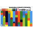 サクラクレパス サクラ クーピー ペンシル 24色 缶ケース入り { 新入学文具 お絵かき ぬりえ ぬり絵 缶ケース }{ ギフト 卒業 卒園 記念 文房具セッ...