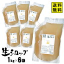 【かき氷シロップ 天然】信州 梨 1kg×6袋入 果実感たっぷり ほんものの味 生シロップ { ナシ なし イベント かき氷 カキ氷 かきごおり シロップ 氷屋 削氷 業務用 氷みつ }{ 子供会 景品 お祭り くじ引き 縁日 }154[22F08] 送料無料(※沖縄・離島・一部地域は送料要)