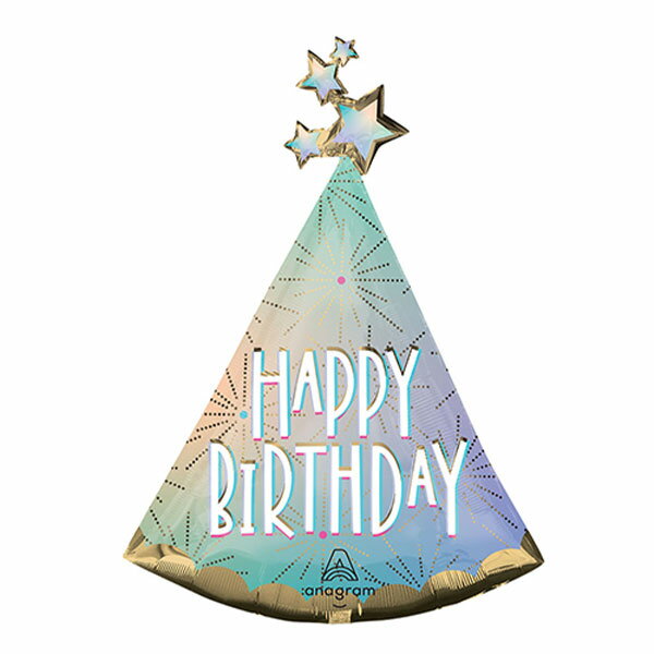 【1枚販売】 ラージシェイプ パステルドリームバースデー ANG46438 ( 1枚入 ) { 風船 バルーン 大きい 星 男の子 女の子 }{ 風船 イベント パーティー 装飾 飾り デコレーション 誕生日 バースデー お祝い おしゃれ かわいい }[25C10]