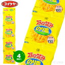 湖池屋 スティックポテト　のり塩 4連 { 駄菓子 お菓子 小分け 食べきり 食べ切り おやつ スナック コイケヤ ポテトチップス }{ おかし おやつ 子供 人気 子供会 景品 お祭り くじ引き 縁日 販促 配布 夏祭り 幼稚園 保育園 問屋 パーティー イベント }