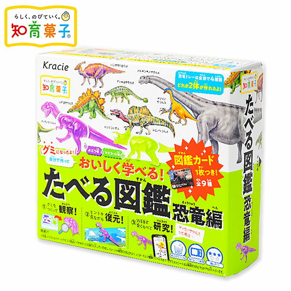 グミ クラシエ たべる図鑑 恐竜編 ぶどう＆マスカット味 { 駄菓子 お菓子 恐竜 ダイナソー グミ 人気 知育菓子 作る 手作り 実験 }{ おかし おやつ 子供会 景品 人気 子供 お祭り 問屋 縁日 イベント パーティー 配布 }[23H12]