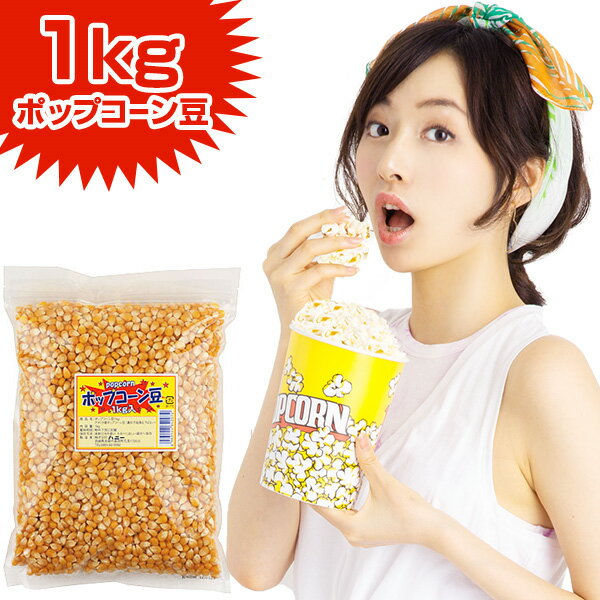 ポップコーン 豆 1kg { バタフライタイプ }{ ポップコーン ポップコーン豆 ポップコーン調味料 味付け 夢フル ココナッツオイル キャラメルポップコーン }[ATN][23C31]