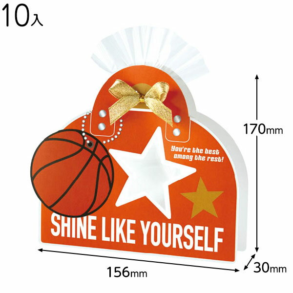 SPT-CVB3 スポーツカバーバッグ-3 バスケット 10枚 { ギフト ラッピング ギフトバッグ 簡単 おしゃれ ..