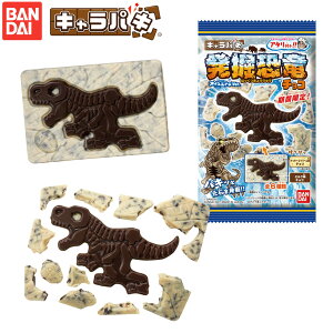 キャラパキ 発掘恐竜アイスエイジver．{駄菓子 知育菓子 チョコ チョコレート菓子 化石 発掘 男の子 人気} { 人気 子供 お祭り 縁日 イベント くじ引き お菓子 おかし おやつ 配布} バンダイ[21F12]