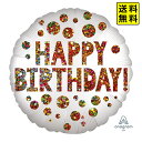 1枚売 18インチ ラウンド サテンフューズド バースデー シークイン ANG41774 【送料無料 ポスト投函】{ 風船 イベント パーティー 装飾 飾り デ...