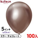 約100枚 カリサン ラウンド 丸型 5インチ (約13cm) 単色 ミラー チョコレート { イベント パーティー 装飾 誕生日 バースデー 結婚式 ウェディ...