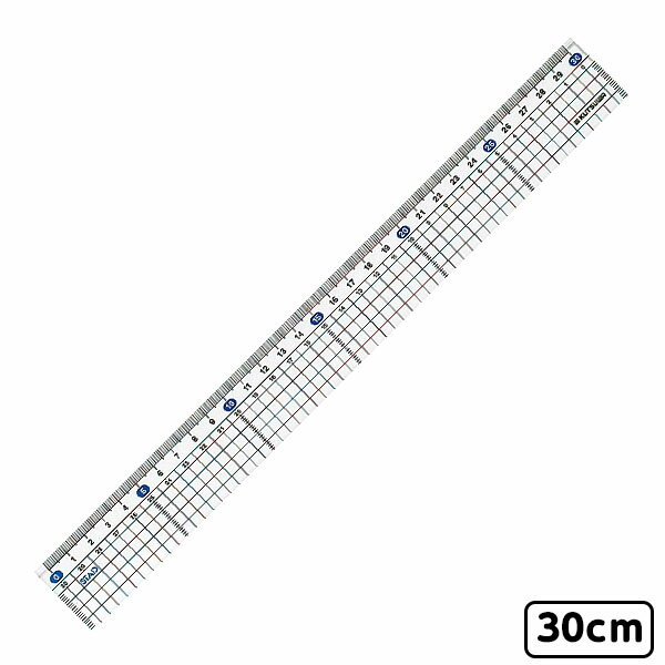 クツワ メタクリル 直線定規 30cm HSS300 { 文具 文房具 学用品 筆記用具 新入学 入学準備 新学期 ギフト プレゼント お祝い }{ 新入学文具...
