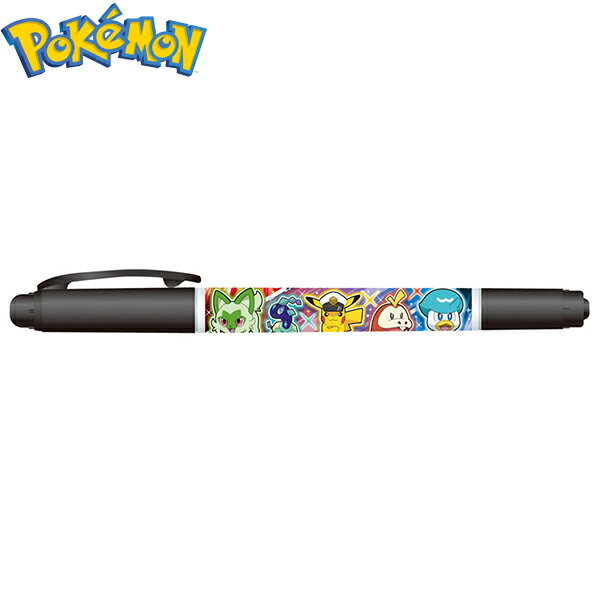 ショウワノート ポケットモンスター おなまえペン 499729003 { 文具 文房具 学用品 筆記用具 新入学 入学準備 新学期 ギフト プレゼント お祝い 人気 キャラクター グッズ }{ 新入学文具 ポケモン お名前ペン 油性ペン 記名 サインペン 油性 }411[23K06]のサムネイル
