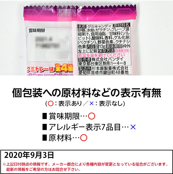 バンダイ　仮面ライダー グミ グレープ[20I03] {子供会 景品 人気 子供 お祭り 縁日 イベント くじ引き 福引き お菓子 おかし おやつ 配布} {駄菓子 仮面ライダーセイバー 男の子 人気 キャラクター グレープ ぶどう}