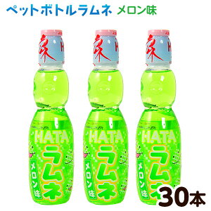 ペットボトルラムネ ハタ ペットラムネ メロン味 250ml 30本入 { お祭り 縁日 子供会 問屋 夏祭 炭酸 ドリンク ケース }{ 駄菓子 お菓子 業務用ペットボトル ラムネ ビンラムネ ラムネドリンク メロン }[24D13]{あす楽　配送区分A} 送料無料(※沖縄・離島発送不可)