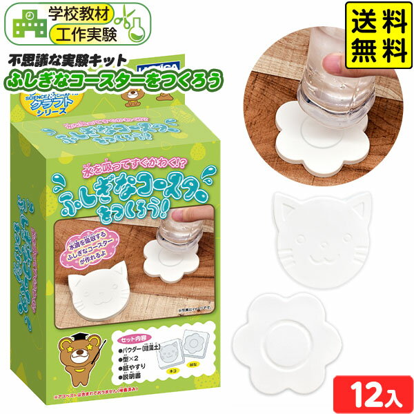 ふしぎなコースターをつくろう { 工作 工作セット 夏休み 工作キット 男の子 女の子 実験 実験キット 実験セット 小学生 低学年 高学年 理科 科学 あそび 自由研究 巣ごもり こども セット 夏 }{ コースター 手づくり 手作り 夏休み 学習 }[23G27]のサムネイル