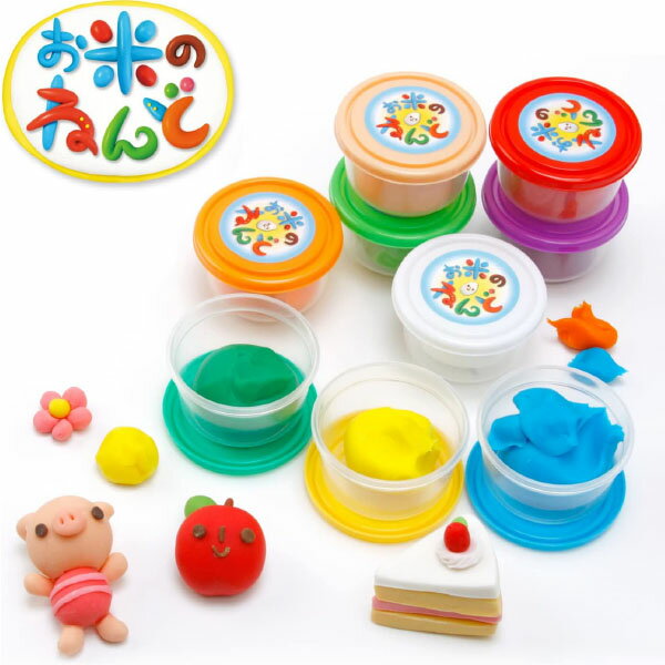 銀鳥 お米のねんど 12色セット { 幼稚園 夏祭り 小学生 景品 室内遊び 景品玩具 子供 プレゼント 子ども会 子ども会 お祭り くじ引き 縁日 お子様ランチ 玩具 オモチャ おもちゃ 知育 学習 玩具 文具 ねんど 粘土 お米 } {配送区分D} 3