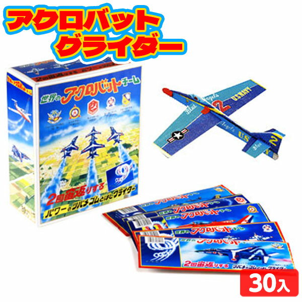 ツバメ　アクロバットグライダー 30個入 { プレゼント 子ども 子ども会 子供会 お祭り くじ引き 縁日 }{ 景品玩具 お子様ランチ 幼稚園 夏祭り 景品 }259 送料無料(※沖縄・離島発送不可)