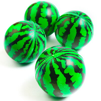 PUボール すいか 12個入 { 子供 プレゼント 子ども会 子ども会 お祭り くじ引き 縁日 お子様ランチ 幼..