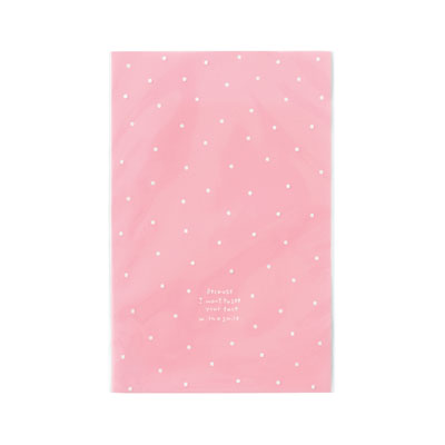 DT-O4 ドットOPPギフトバッグ-ピンク 50枚 { 子供会 景品 お祭り くじ引き 縁日 }{ ギフト ラッピング 包装資材 袋 おしゃれ かわいい バッ...