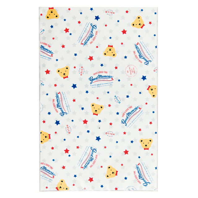 AJB-OP3 アメリカンジョイベアOPPギフトバッグ-3 ( 50枚 ) { 子供会 景品 お祭り くじ引き 縁日 }{ ギフト ラッピング 包装資材 袋 お...