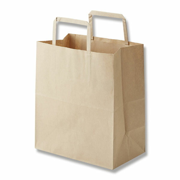 H25チャームバッグ S2 未晒無地 50枚 { ギフト ラッピング 紙袋 人気 使いやすい 容器 食品 資材 食品資材 食器 イベント パーティー テイクアウ...