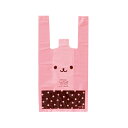 US-S うさこレジバッグ-S 100枚 { ギフト ラッピング うさぎ ウサギ 可愛い 子供 キッズ 梱包 バッグ レジ袋 包装資材 袋 包装 プレゼント ギ...