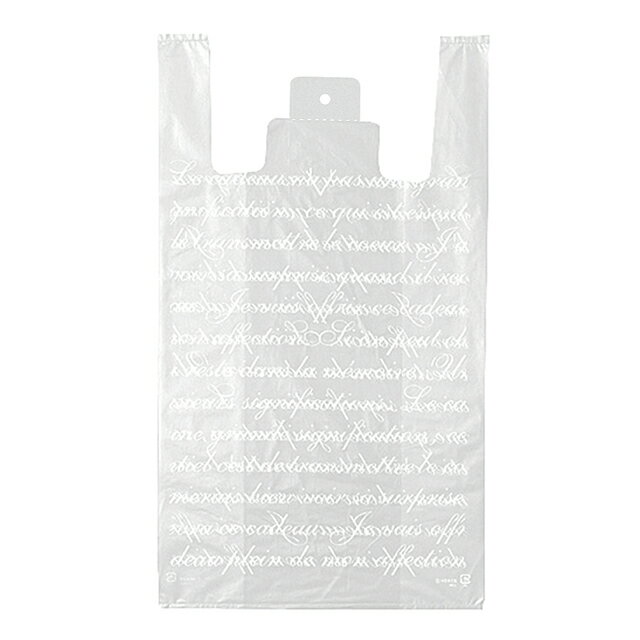 FR-L フレンチフロストレジバッグ-1 ( 100枚 ) { ギフト ラッピング おしゃれ ラッピング用品 袋 ラッピング袋 ビニール レジ袋 かわいい }6...