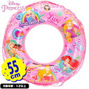 ディズニー プリンセス うきわ 55cm { プール うきわ 浮輪 浮き輪 フロート 海 ビーチ 川 プール用品 水遊び レジャー アウトドア 子供 ギフト 誕...