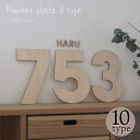 ナンバープレート large size 25cm タイプB 木 数字切り文字 バースデー 誕生日 年齢