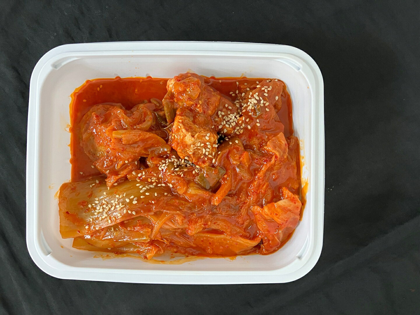 【BIGセール！値下げイベント中！】※冷凍便※自家製おかず！【豚肉が入ったキムチチム】キムチをもっとおいしく食べる料理！1個当たり700g　自家製おかず　豚肉　キムチ　チム ff0818-10000779 ファミリーフーズ 本店 サンプル画像3