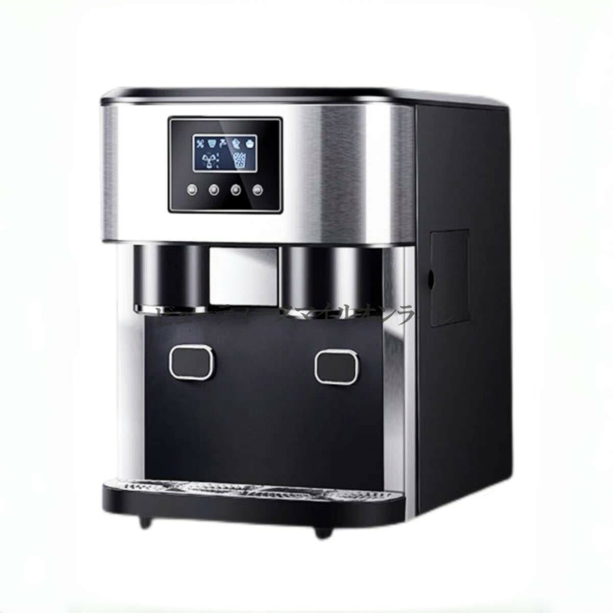 【商品名】全自動 クラッシュアイスメーカー」三合一機能搭載 家庭用・業務用 ミニ製氷機｜18kg/日産 冷水・砕氷・製氷可能 コンパクト卓上型 保冷機能付き（タピオカ店/バー/レストラン対応） (110V製氷機、砕氷、冷水3 in 1)【価格】113699円【商品説明】【商品名】全自動 クラッシュアイスメーカー」三合一機能搭載 家庭用・業務用 ミニ製氷機｜18kg/日産 冷水・砕氷・製氷可能 コンパクト卓上型 保冷機能付き（タピオカ店/バー/レストラン対応） (110V製氷機、砕氷、冷水3 in 1)【価格】113699円【商品説明】? 三合一機能で多彩な氷需要に対応 「全自動クラッシュアイスメーカー」は、製氷砕氷冷水生成の3機能を一体化。業務用厨房レベルの性能をコンパクト設計（幅34×奥行45.5×高さ45.5cm）で実現し、家庭用タピオカ店バーなど幅広いシーンで活躍 。保冷機能付きのため、長時間のイベントでも氷の品質を維持可能? 業務用パフォーマンスを家庭用サイズで 日産18kgの高効率製氷能力に加え、クラッシュアイス（砕氷）と冷水生成モードを搭載。氷の硬さを調整可能なで、カクテル用の透明氷からスムージー用のソフトアイスまで自在に作成 。省スペース設計のためキッチンカウンターや小規模店舗に最適 。? 洗練された省エネ設計と操作性 全自動プロセスでボタン1つで製氷開始。電気製氷機特有の騒音を抑えた静音運転を実現し、オフィスやリビングでもストレスフリ【商品名】全自動 クラッシュアイスメーカー」三合一機能搭載 家庭用・業務用 ミニ製氷機｜18kg/日産 冷水・砕氷・製氷可能 コンパクト卓上型 保冷機能付き（タピオカ店/バー/レストラン対応） (110V製氷機、砕氷、冷水3 in 1)【価格】113699円【商品説明】【商品名】全自動 クラッシュアイスメーカー」三合一機能搭載 家庭用・業務用 ミニ製氷機｜18kg/日産 冷水・砕氷・製氷可能 コンパクト卓上型 保冷機能付き（タピオカ店/バー/レストラン対応） (110V製氷機、砕氷、冷水3 in 1)【価格】113699円【商品説明】? 三合一機能で多彩な氷需要に対応 「全自動クラッシュアイスメーカー」は、製氷砕氷冷水生成の3機能を一体化。業務用厨房レベルの性能をコンパクト設計（幅34×奥行45.5×高さ45.5cm）で実現し、家庭用タピオカ店バーなど幅広いシーンで活躍 。保冷機能付きのため、長時間のイベントでも氷の品質を維持可能? 業務用パフォーマンスを家庭用サイズで 日産18kgの高効率製氷能力に加え、クラッシュアイス（砕氷）と冷水生成モードを搭載。氷の硬さを調整可能なで、カクテル用の透明氷からスムージー用のソフトアイスまで自在に作成 。省スペース設計のためキッチンカウンターや小規模店舗に最適 。? 洗練された省エネ設計と操作性 全自動プロセスでボタン1つで製氷開始。電気製氷機特有の騒音を抑えた静音運転を実現し、オフィスやリビングでもストレスフリ