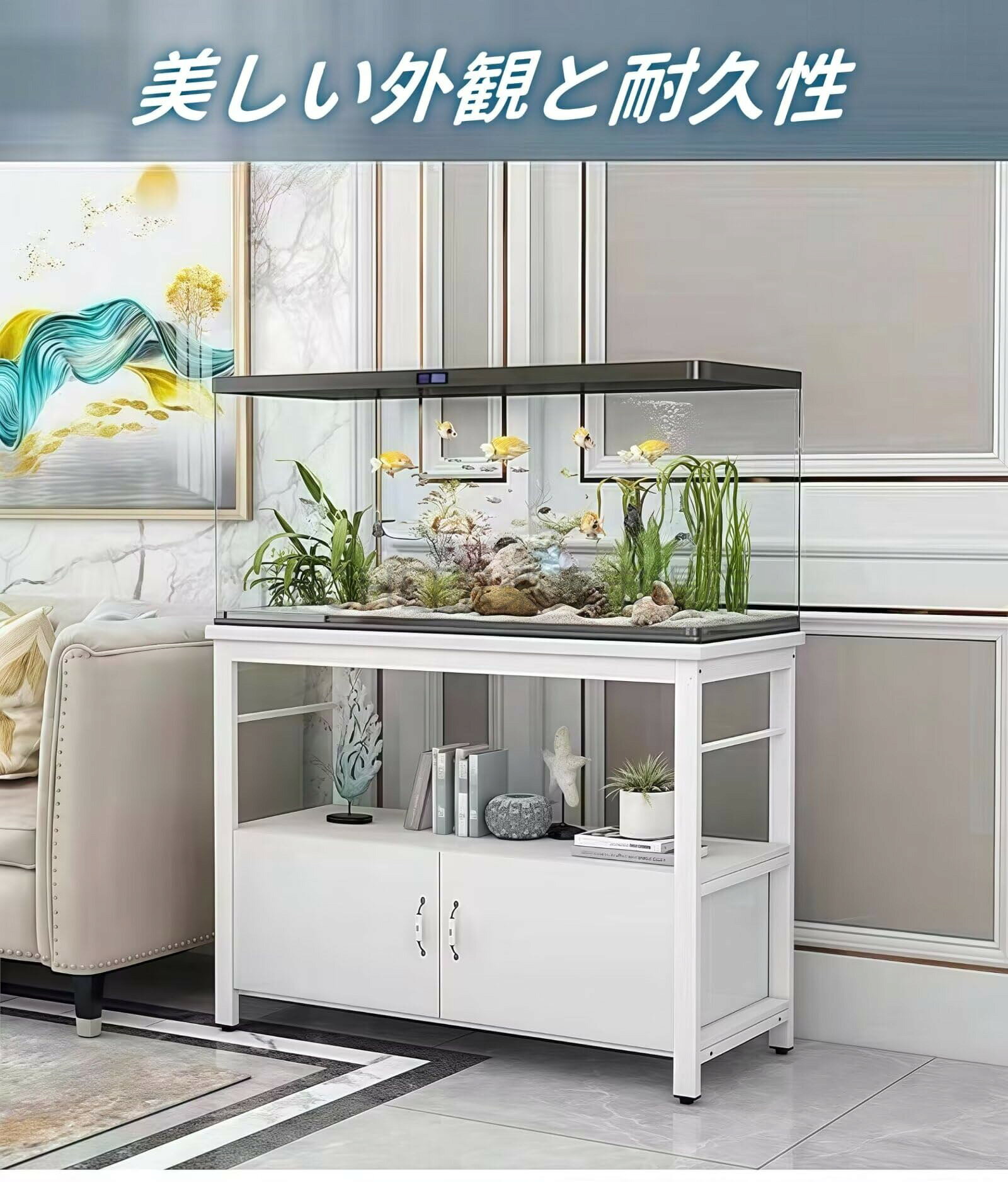 水槽台 水槽スタンド 幅60cm×奥行30cm×高さ70.5cm 3段 組立式 シンク置き台 耐荷重 ラック 棚 収納 おしゃれ リビングルーム 書斎 ホテル レストランに最適 (ホワイト)