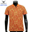 ●SALE83%OFF【GRIFFIN HARTLAND】グリフィンハートランド レインカモプリント ポロシャツ(半袖) 赤『15/6/2』090615【送料無...