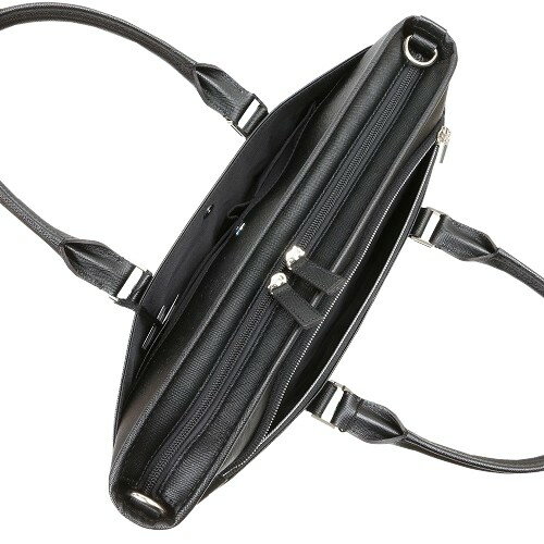 SALE53%OFF【IS/IT】イズイット 日本製 本革 ルネス レザービジネスバッグ A4ジャスト 黒『22/6/4』230622 23.10sage