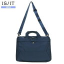 SALE52%OFF 1点限り IS/IT イズイット ホップス 3WAY B4 ビジネスバッグ 紺 22/8/1 040822 23.10sage