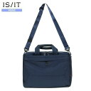 SALE50%OFF IS/IT イズイット ホップス 3WAY A4 ビジネスバッグ 紺 22/8/1 040822 23.10sage