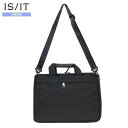SALE40%OFF IS/IT イズイット ホップス 3WAY A4 ビジネスバッグ 黒 22/8/1 040822 23.10sage